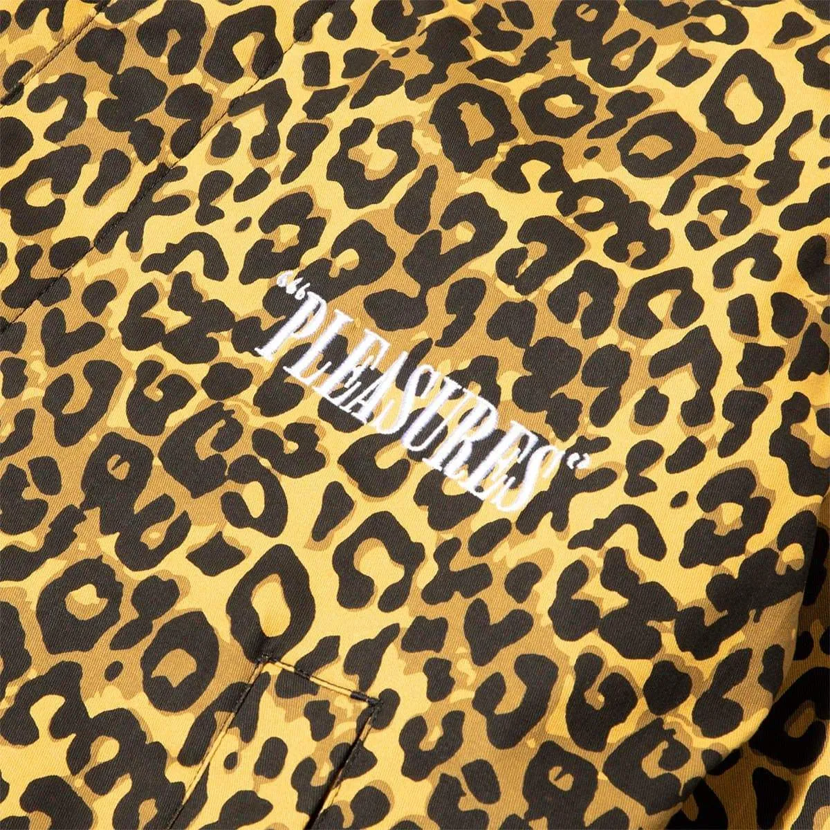 Yellow Cheetah Print Trench Coat