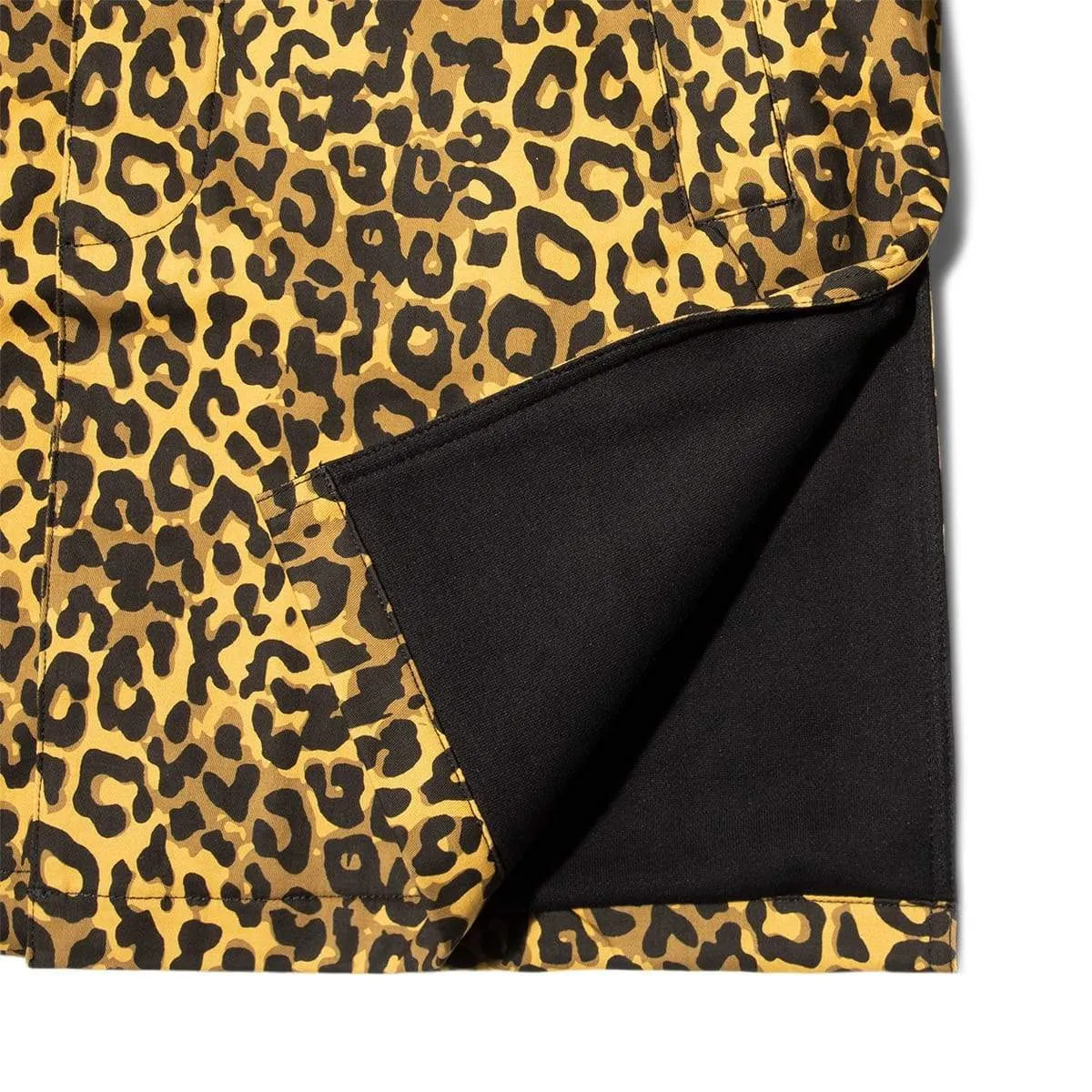 Yellow Cheetah Print Trench Coat