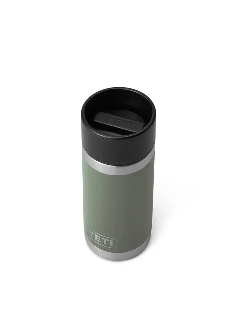 Yeti Rambler 12oz Bottle with HotShot Cap in Camp Green