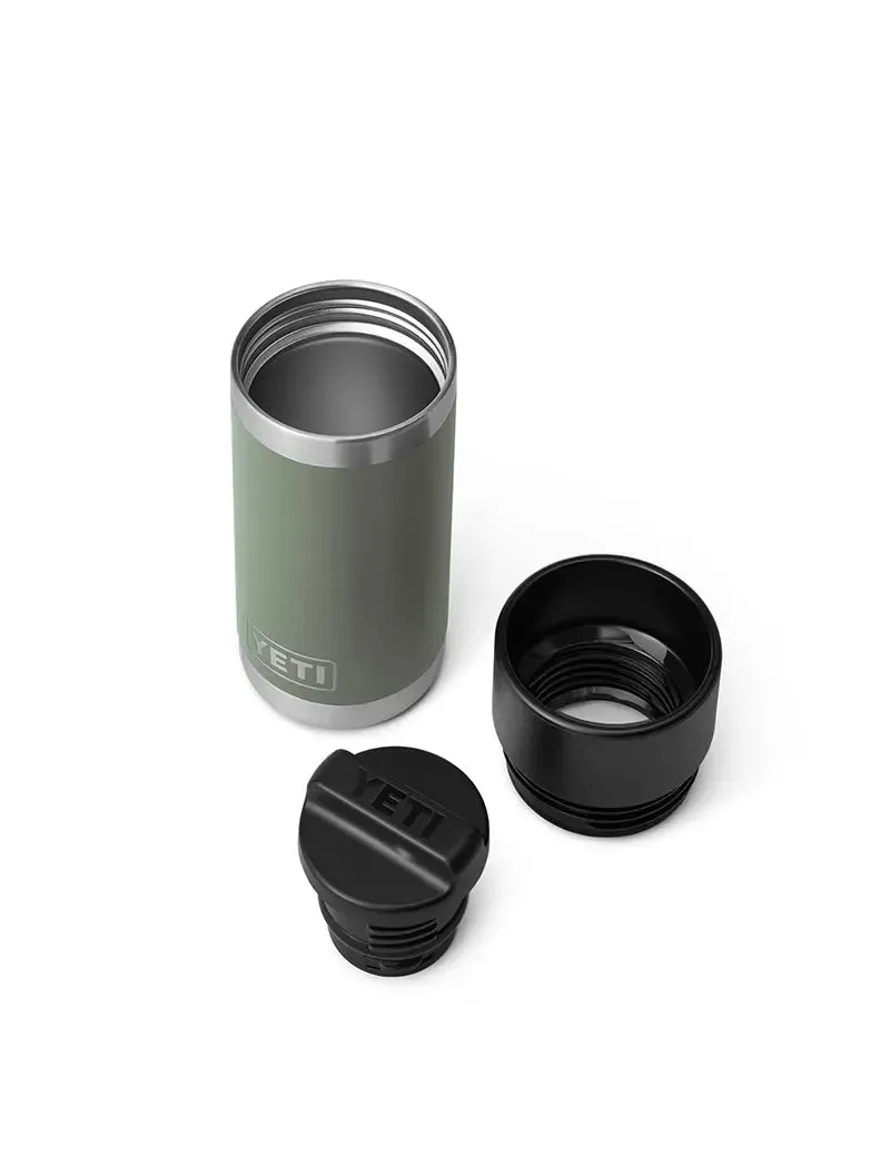 Yeti Rambler 12oz Bottle with HotShot Cap in Camp Green