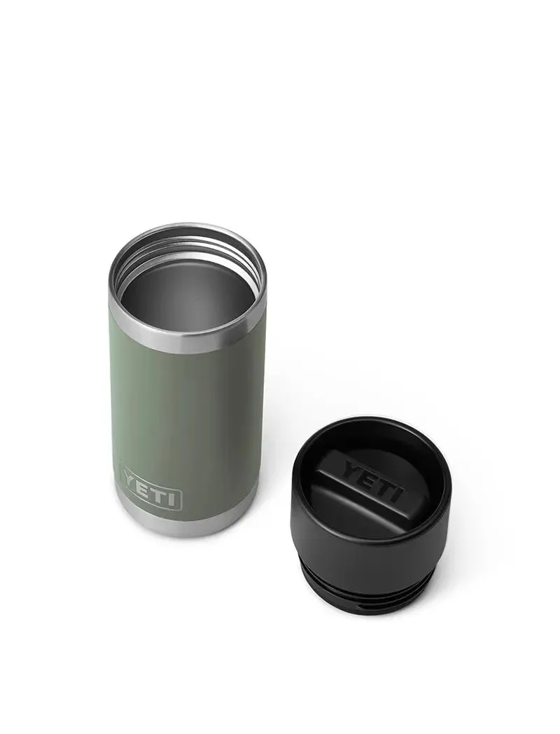 Yeti Rambler 12oz Bottle with HotShot Cap in Camp Green