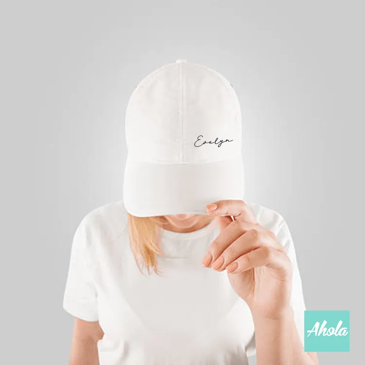 Personalized Embroidered Baseball Cap